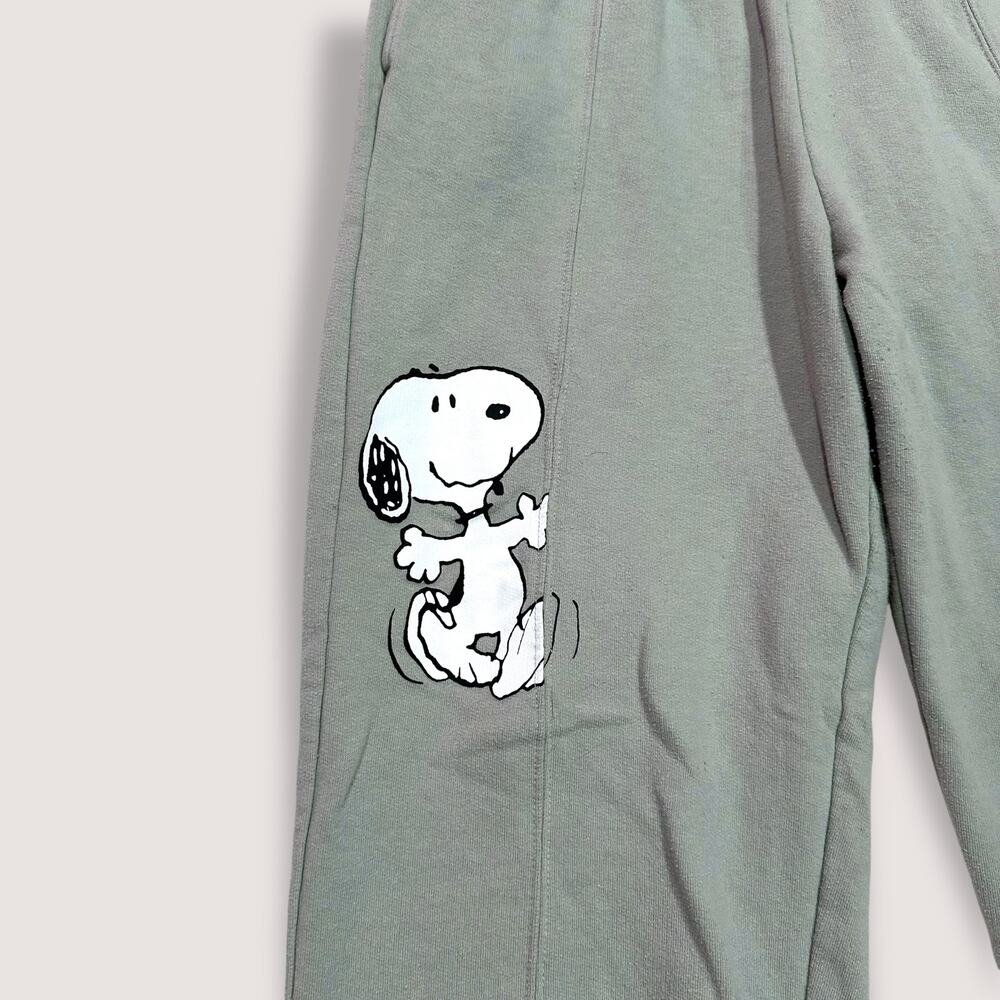 Peanuts Snoopy Sage Green Women’s Sweatpants - Size Small - Picture 4 of 5